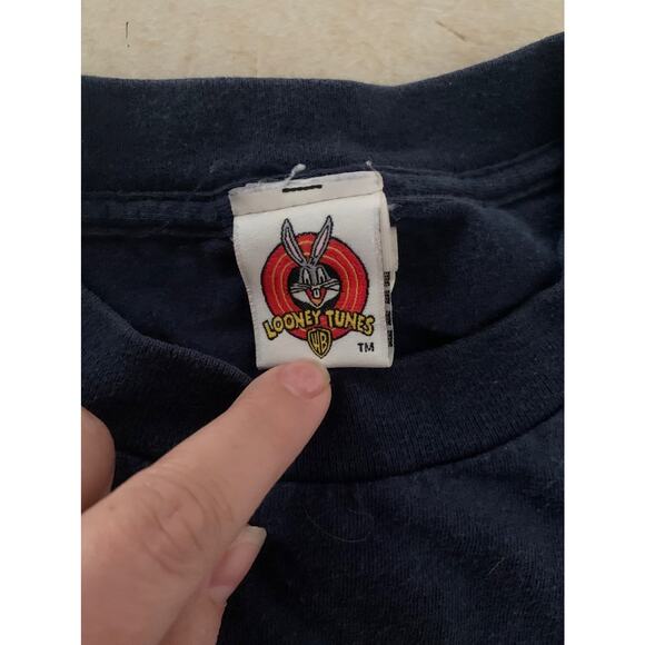 Vintage 90s looney toons tweety bird shirt sleeve unisex men’s xl - Picture 3 of 7